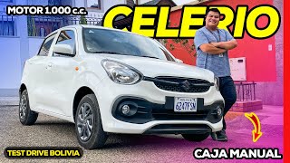 SUZUKI CELERIO caja MANUAL ahorrador y espacioso pero│Motores Bolivianos [upl. by Fredenburg699]