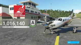 EPIC Landing RANK A  LANDING daher TBM 930 at TFFJ St Barthelemy I St Barthelemy I [upl. by Darryl120]