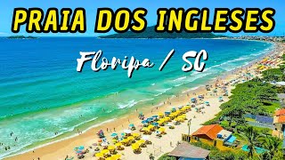 PRAIA DOS INGLESES em FLORIANÓPOLIS vista do ALTO com DRONE [upl. by Creigh]