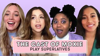 The Cast Of Netflixs Moxie Decide Whos The Best Dancer And More  Superlatives  Seventeen [upl. by Ferrell]