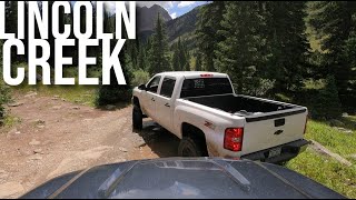 Lifted Silverados Take On Lincoln Creek Custom Trail Boss and Z71 [upl. by Nitsirhc]