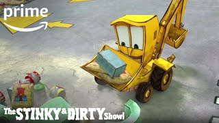 The Stinky amp Dirty Show Season 2 Part 2  Clip Clean Up I Prime Video Kids [upl. by Chema]