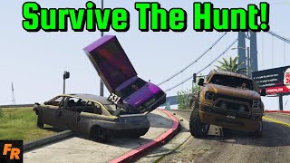 Survive The Hunt But All The Cars Are Terrible  Gta 5 Challenge [upl. by Jephthah399]