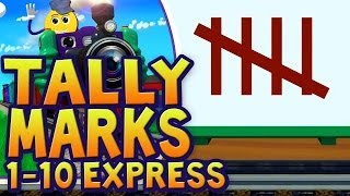 Tally Marks Video Review Test for Children  Express PicTrain™ [upl. by Terraj]