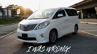 A Car Guys Review of the Toyota AlphardVellfire 24 ANH20 20082015 MPV over an SUV [upl. by Yaner]