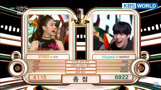 Monsta x 4th win Alligator MusicBank ☆proud [upl. by Hedwiga949]