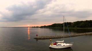 Insel Usedom  Karnin Hafen Brücke 14062013 [upl. by Heisel]