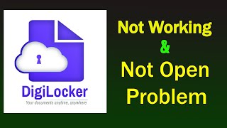 How to Fix DigiLocker App Not Working Issue in Android amp Ios  DigiLocker Not Open Problem [upl. by Oneil643]