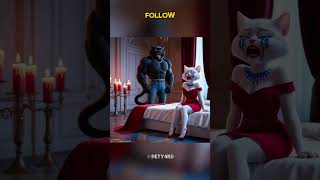 Whats the Dark Secret Behind the Evil Cats Behavior cat catlover kitten ai shorts [upl. by Kinny]