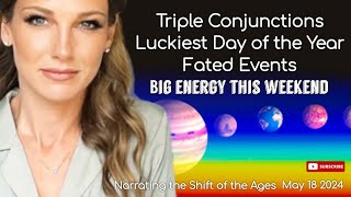 HUGE ENERGY WEEKEND❗❗❗3 CONJUNCTIONS LUCKIEST DAY OF THE YEAR 🍀💰 FATED EVENTS ⏳ ⏰ SUDDEN CHANGE ⚡⚡⚡ [upl. by Meagan]