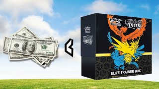 I Opened A 175 Pokemon Hidden Fates Elite Trainer Box… [upl. by Kcor938]