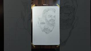 Drawing Indian Cricket Captains  Part1 Three Legends In One Frame  sketch [upl. by Eynenihc869]