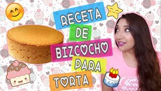 RECETA BIZCOCHO PARA TORTAS  SUPER FACIL  Paito [upl. by Tera]