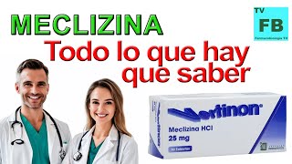 MECLIZINA Para qué Sirve Cómo se toma y todo lo que hay que saber ¡Medicamento Seguro👨‍🔬💊 [upl. by Nitza]