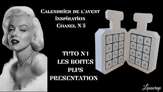 Calendrier de lavent TUTO N°1 calendrierdelavent scrapbook scrapbooking chanel [upl. by Hadihahs]