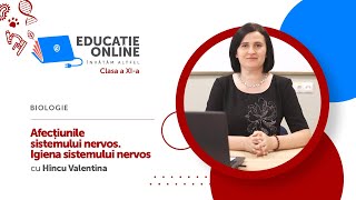 Biologie clasa a XIa Afecțiunile sistemului nervos Igiena sistemului nervos [upl. by Nala978]