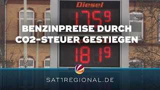 CO2Steuer lässt Benzinpreise steigen [upl. by Ithaman]