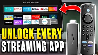 UNLOCK ALL STREAMING APPS on your FIRESTICK 2024 UPDATE [upl. by Schindler]