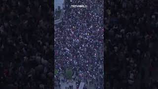 Thousands gathered in Walthamstow London to counter planned farright demonstration [upl. by Yenttihw]