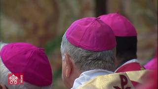 Papa Francesco funerali cardinale Tauran 2018 07 12 [upl. by Azalea]