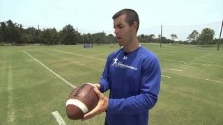 The Drop  How to Punt a Football Series by IMG Academy Football 2 of 5 [upl. by Zolner]