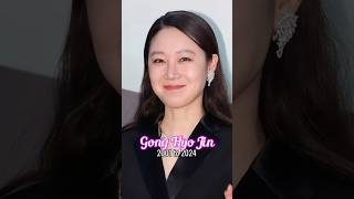 Gong Hyo Jin evolution from 2001 to 2024 [upl. by Kcolttam188]