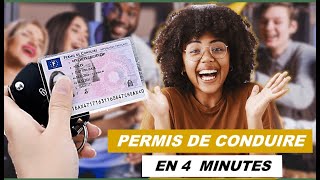 OBTENIR SON PERMIS DE CONDUIRE EN FRANCE  EN 4 MINUTES [upl. by Farhsa]