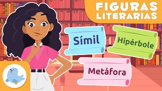 FIGURAS LITERARIAS para niños 🧾​ Símil metáfora e hipérbole ✏️​ Literatura para niños ✍️ Episodio 1 [upl. by Brittni]