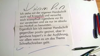 Mit der Handschrift auf Kriegsfuß  was kann ich dagegen tun [upl. by Gussy]