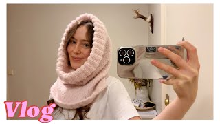 Knitting a balaclava🥰 everyday vlog Mørtein❤️ [upl. by Aikym788]