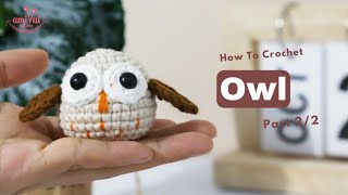 012  Amigurumi Owl 22  Crochet Animals  Free Pattern  Amivui Studio [upl. by Pettit]