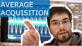 Oscilloscope Average Acquisition and AC Triggering [upl. by Nivert]