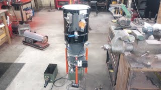 Success Harbor Freight DIY Gasifier 100 Wood Chip Run 2 [upl. by Imerej505]