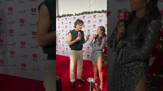 Christopher Briney And Dixie D’Amelio Hit The iHeartRadio Jingle Ball Los Angeles Red Carpet [upl. by Nodle354]