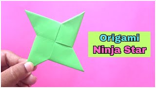 How to Make Paper Ninja Star  Shuriken  Easy Origami Tutorial [upl. by Jaan]