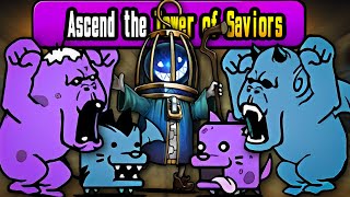 Ascending the TOWER OF SAVIORS Battle Cats [upl. by Navanod]