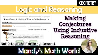 Making Conjectures Using Inductive Reasoning [upl. by Aivata]