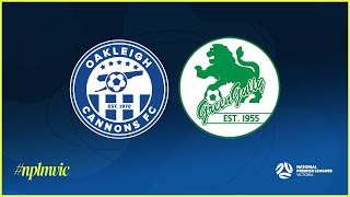 2024 NPLMVIC Round 6 Oakleigh Cannons FC v Green Gully SC [upl. by Negaet]