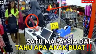 KEJADIAN DI KEDAI JUAL BEG‼️AKAK BERTUDUNG TERIMA KECAMAN RAMAI TENGOK APA DIA BUAT [upl. by Aizirk]