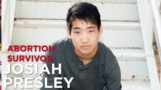 National Convention for Life Josiah Presley tells how he survived an abortion [upl. by Essyla]