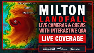 MILTON DAMAGE COVERAGE Hurricane Slams Florida Millions in Power Outage  Live QampA  Camera Feeds [upl. by Akitahs]