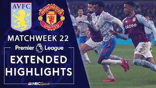 Aston Villa v Manchester United  PREMIER LEAGUE HIGHLIGHTS  1152022  NBC Sports [upl. by Lednic]