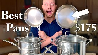 Best Cookware Set under 175 2022  Cuisinart Chef’s Classic Stainless 11Piece Cookware Review [upl. by Baptiste]