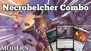 BEST Belcher Brew is not Blue  Necrobelcher Combo  Modern  MTGO [upl. by Orose]