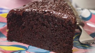 Chocolate Yogurt Cake Recipe Demonstration  Joyofbakingcom [upl. by Scotti]