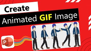 How to Create Animated GIFs using MS PowerPoint  Gif Maker [upl. by Loughlin941]