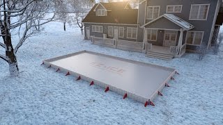 EZ ICE The 60 Minute Backyard Rink ™ [upl. by Anhoj]