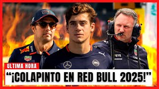 F1 HOY ¡FRANCO COLAPINTO TOMARÁ EL LUGAR DE CHECO PÉREZ EN RED BULL [upl. by Aldric]