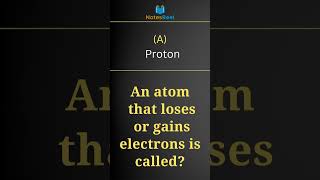 An atom that loses or gains electrons is called [upl. by Cressy208]