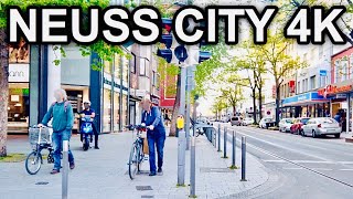 4K Walking Neuss City  Germany Late Afternoon Walk [upl. by Aziram229]